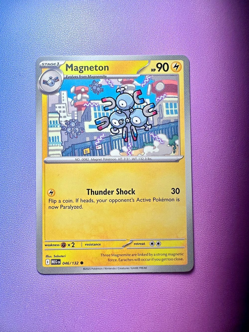 magneton - 046/132 (common) — pokemon: mega evolutions
